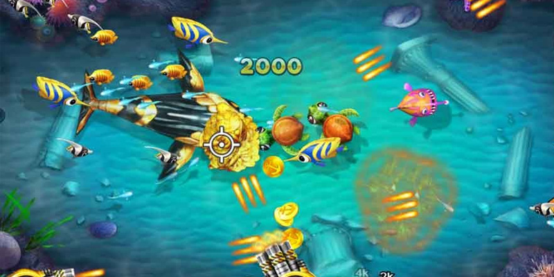 Bắn càng nhiều cá to thì bạn nhận thưởng càng nhiều