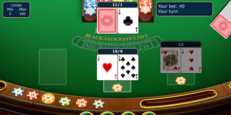 Ai có bài gần với 21 điểm hơn sẽ giành chiến thắng