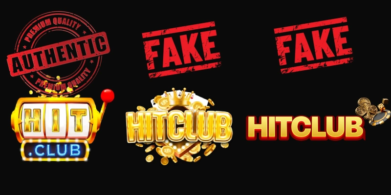 Logo hitclub thật và giả